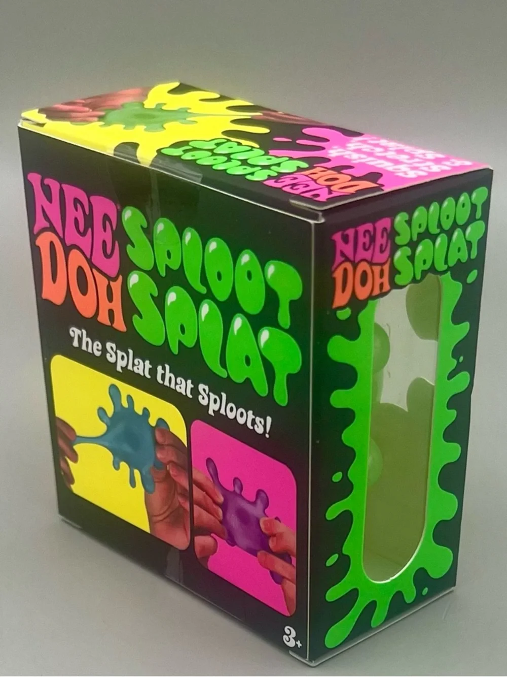 Schylling NeeDoh GREEN💚 Sploot Splat Novelty Sensory Fidget Toy NEW